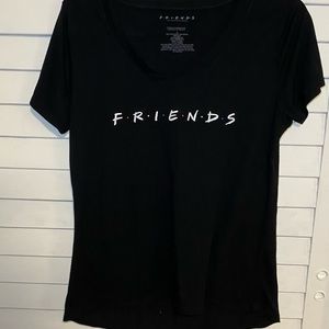 Friends Size L Black Tee Shirt